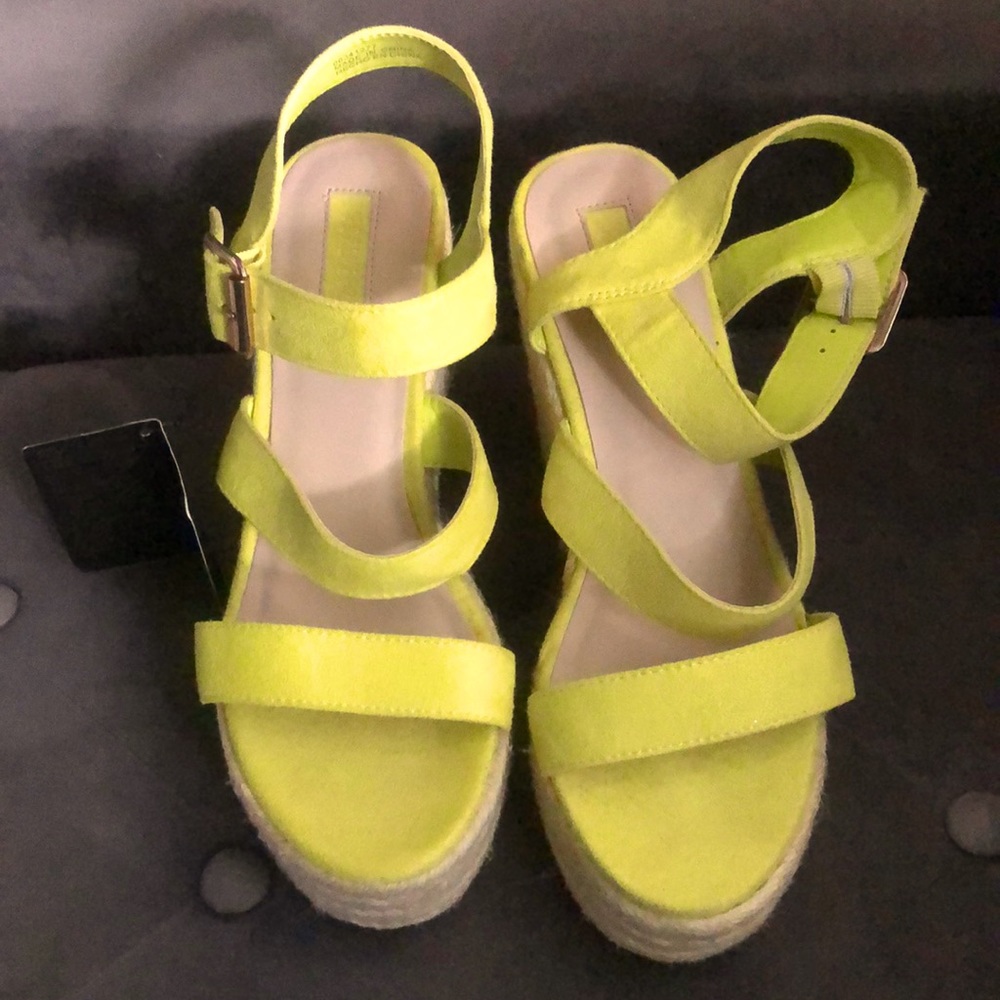 Neon sandals